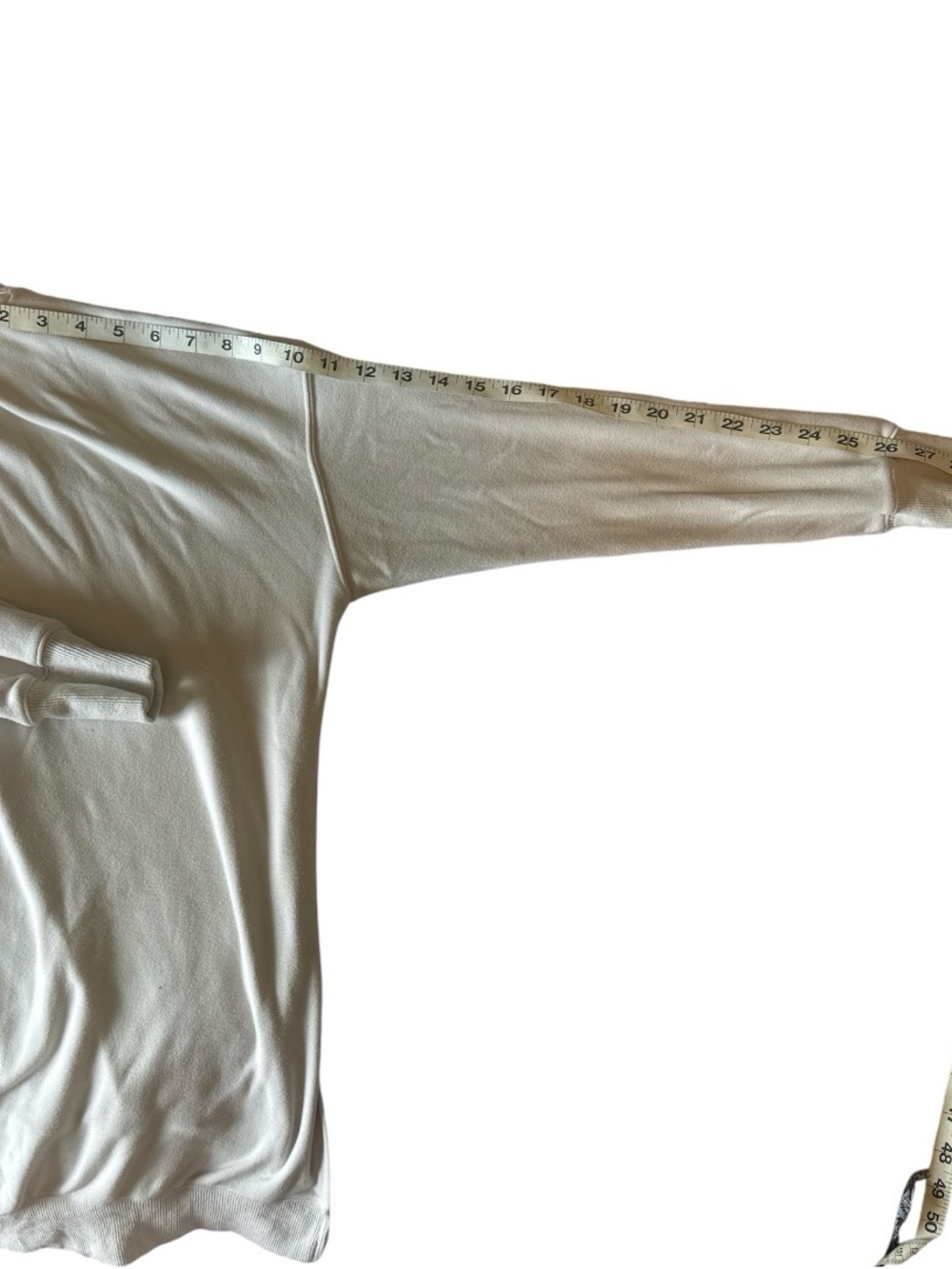 Senita Athletics Cream Oversized Crewneck Sweatshirt - Picture 4 of 5